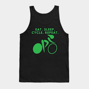 Eat. Sleep. Cycle. Repeat. Tank Top